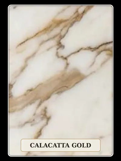 Calacatta Gold doğal taş plaka